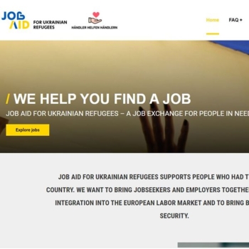 Job Aid for Ukrainian Refugees Foto JobAidUkraine eV